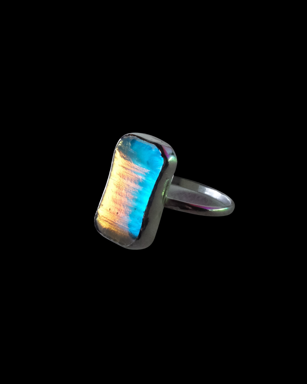Oblong Moon Shard Ring