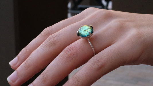 Kilnformed Glass Ring